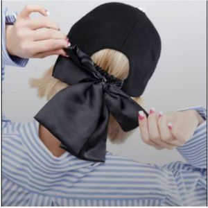 WAH London x ASOS Wool Cap Bow Detail